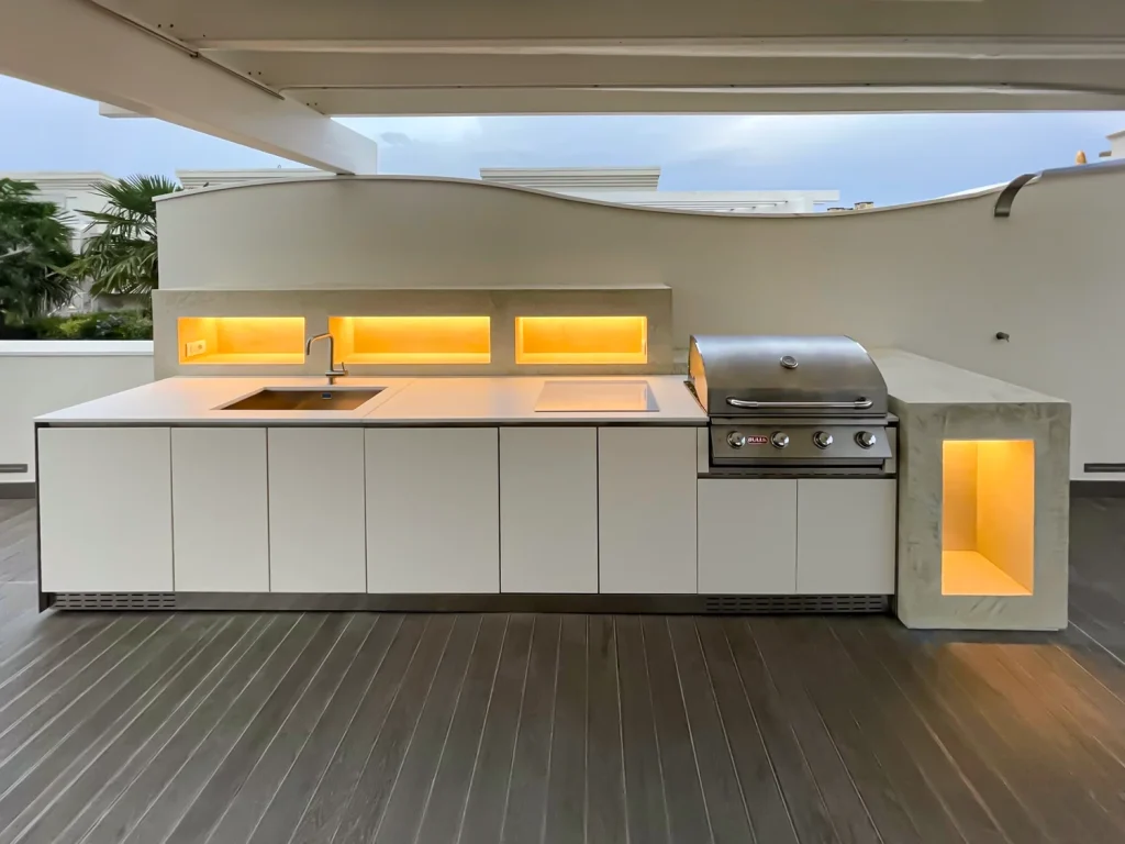 Design outdoor kitchens: let's take a look at styles and trends